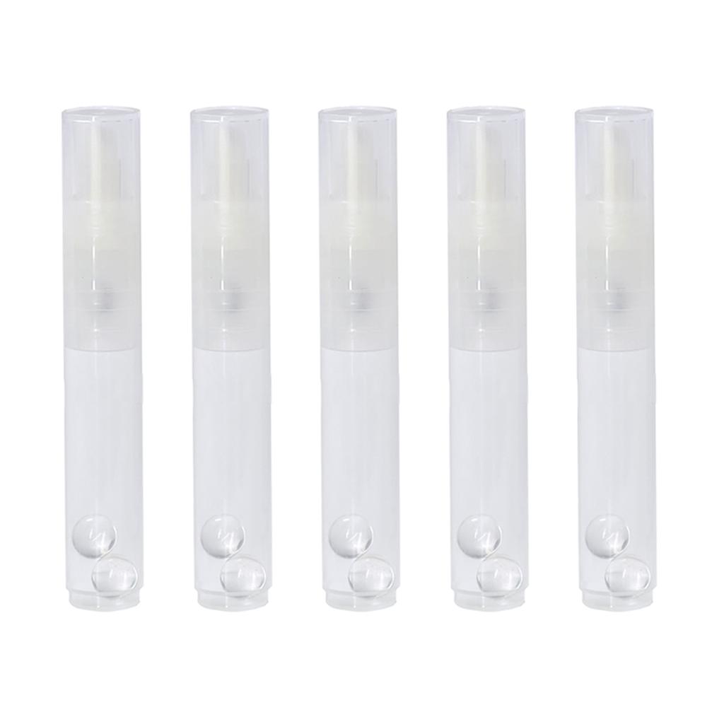 5 ks Prázdné fixy Prázdná akrylová barva Fix Průhledná plnitelná tužka Prázdná plnitelná barva Fix pro umělce