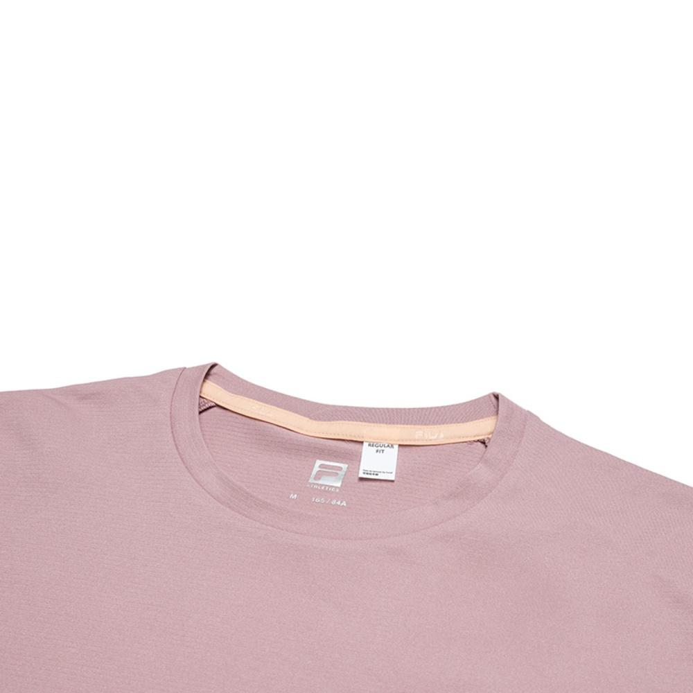 FILA Cycling Graphic Print Casual Short Sleeve T-Shirt Women Tops Lilac A11W528108F-PR