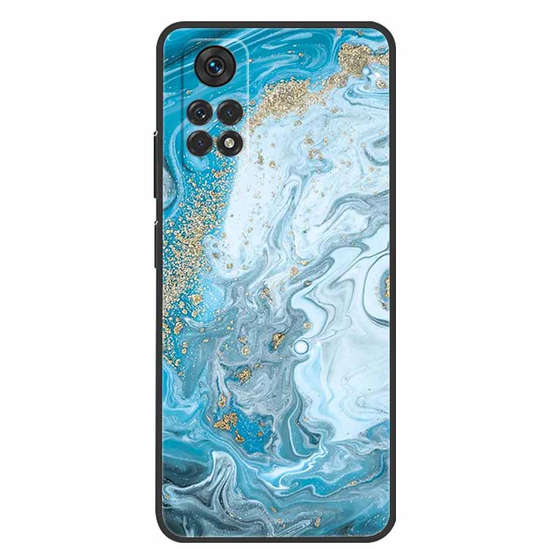 Pro pouzdro Xiaomi Redmi Note 11 Mramorové Silikonové TPU Měkké Zadní Kryt Pouzdro na Telefon pro Redmi Note 11S 11 S Funda Roztomilé Nárazuvzdorné Coque