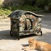 Casa para Gatos Callejeros, Refugio para, Aislada, Cálida Y Versátil, Hecha de Oxford, Resistente a la intemperie