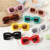 3-12 s New Square Sunglasses for Boys Girls Y2K Retro Design Shades Candy Color Goggle Sun Glasses Kids Children Eyewear