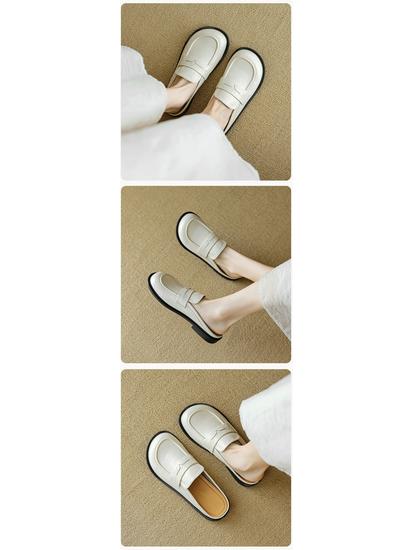 Weiwei Girl 939-1 Women's Retro Closed-Toe Slip-On Summer Mule Sandals 2024