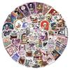 10/30/50pcs Dark Romance Skull Bookish Stickers Aesthetic Death Reading Decals DIY Luggage Laptop Waterproof Graffiti Sticker