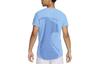 Nike T Shirts Men's Blue Crew Neck Moderate Straight Fit DV2877-412