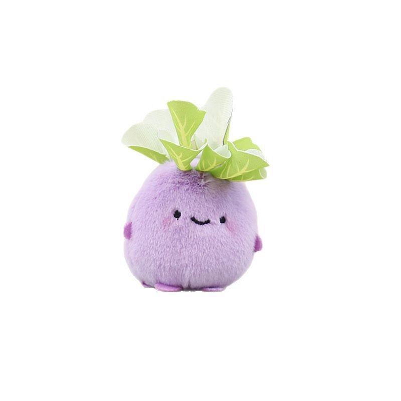 Plush Creative Cabbage Keychain Adorable Kohlrabi Doll Bag Charm Accessory Purse
