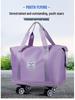 2025 Expandable Wheeled Travel Bag with Wet/Dry Separation for Women: Ideal for Short Trips, Hiking, and Boarding