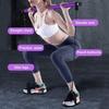 Kit de barre de pilates portable - surplex - violet - résistance ajustable - fitness - débutant