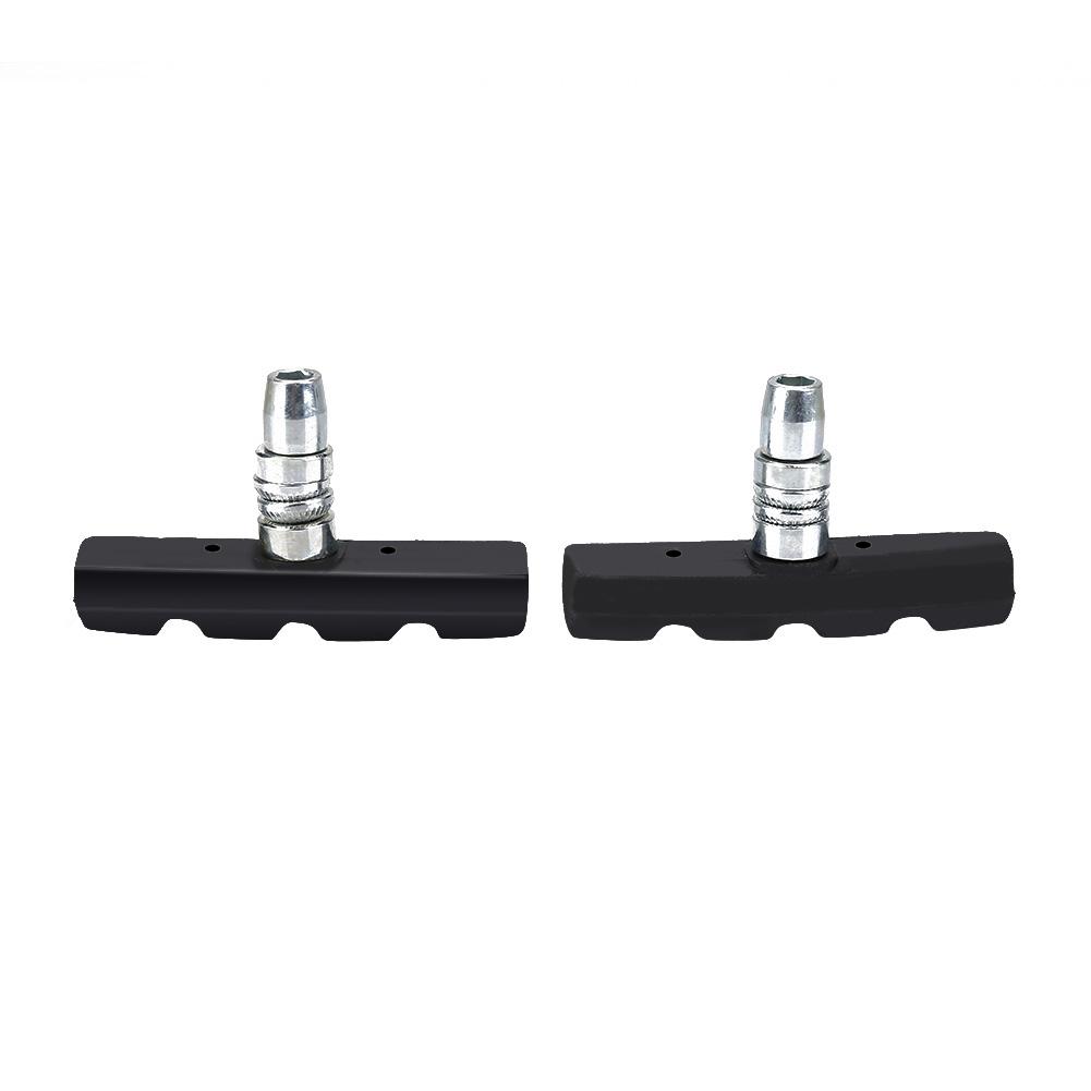 

1 Pair of Bicycle Cycling Mountain Bike Brake Pads Rubber Blocks Holder Useful Accessories