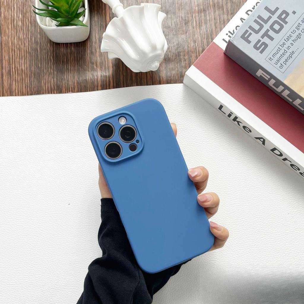 High-quality Liquid Silicone Mobile Phone Case Iphone16promax/15/14 Apple 13 Full-invest Anti-fall Protection Case