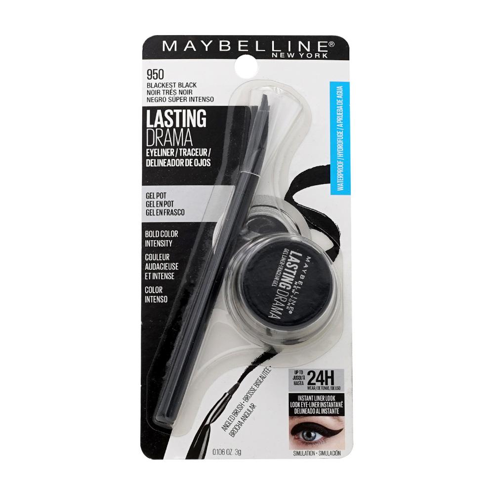 Lasting Drama Gel Eyeliner 950 Blackest Black, 0.106 oz