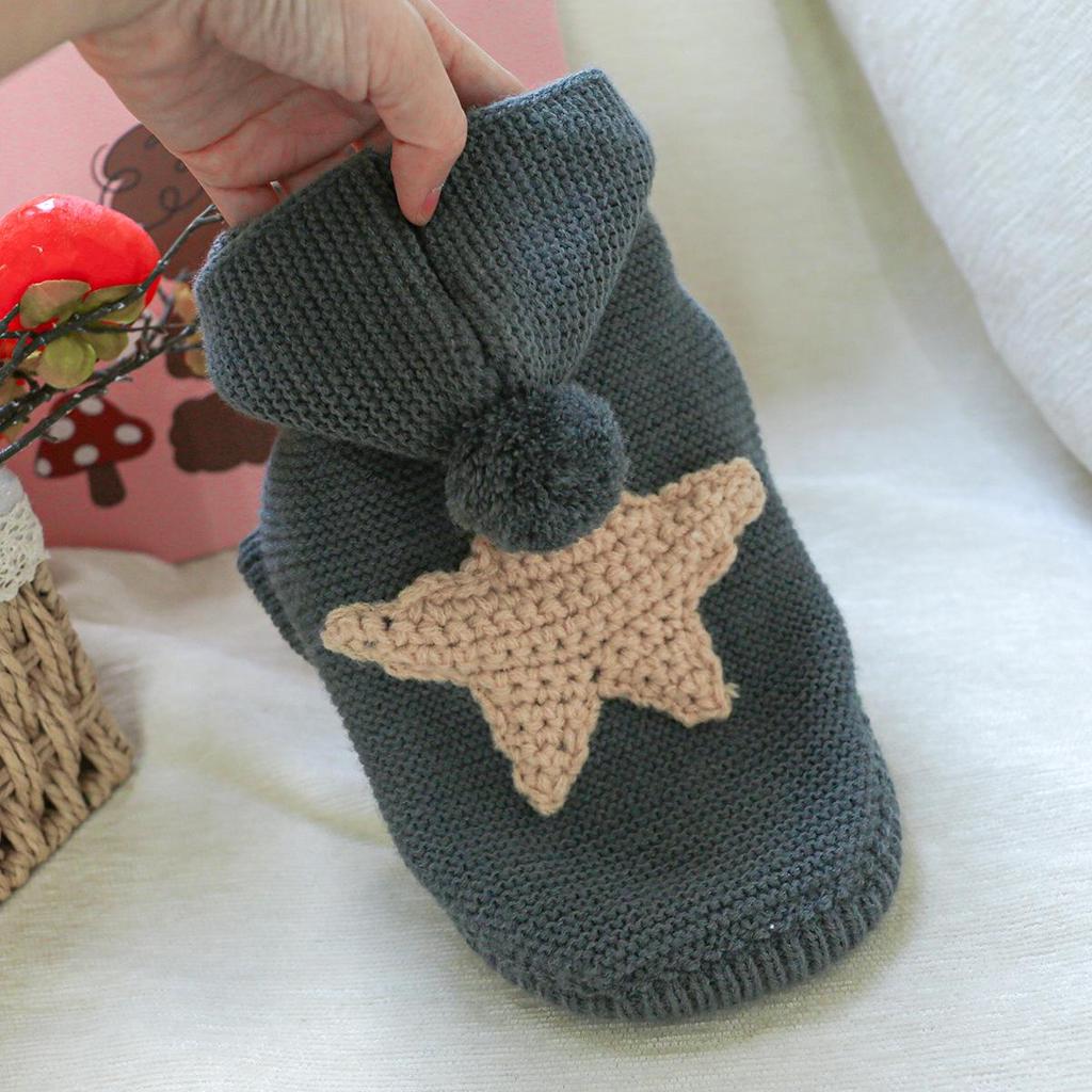 Cozy Autumn/Winter Floral Sweater for Pets