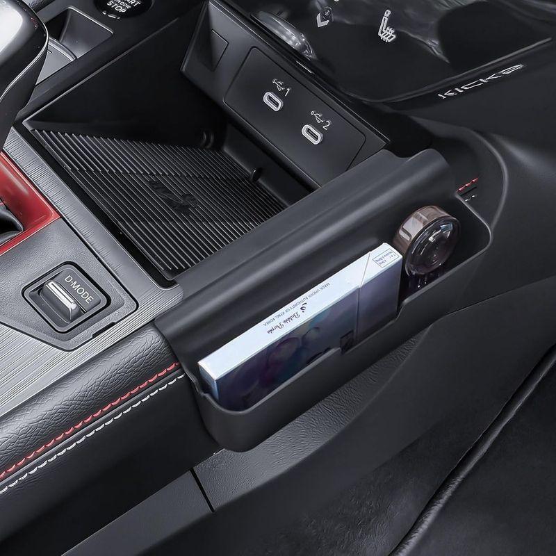 Center Console Organizer for 2025 2026 Nissan Kicks Accessories Gear Shift Hanging Storage Box Tray Phone Holder Car Accessories
