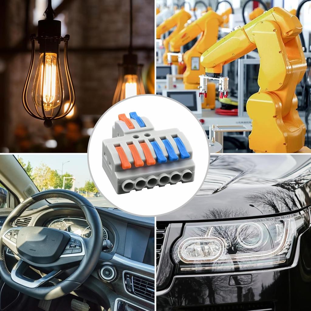 10 PCS Lever Wire Connector, Quick Connect Wire Connectors, Ziveseller Wire Connectors Electrical Quick Connectors