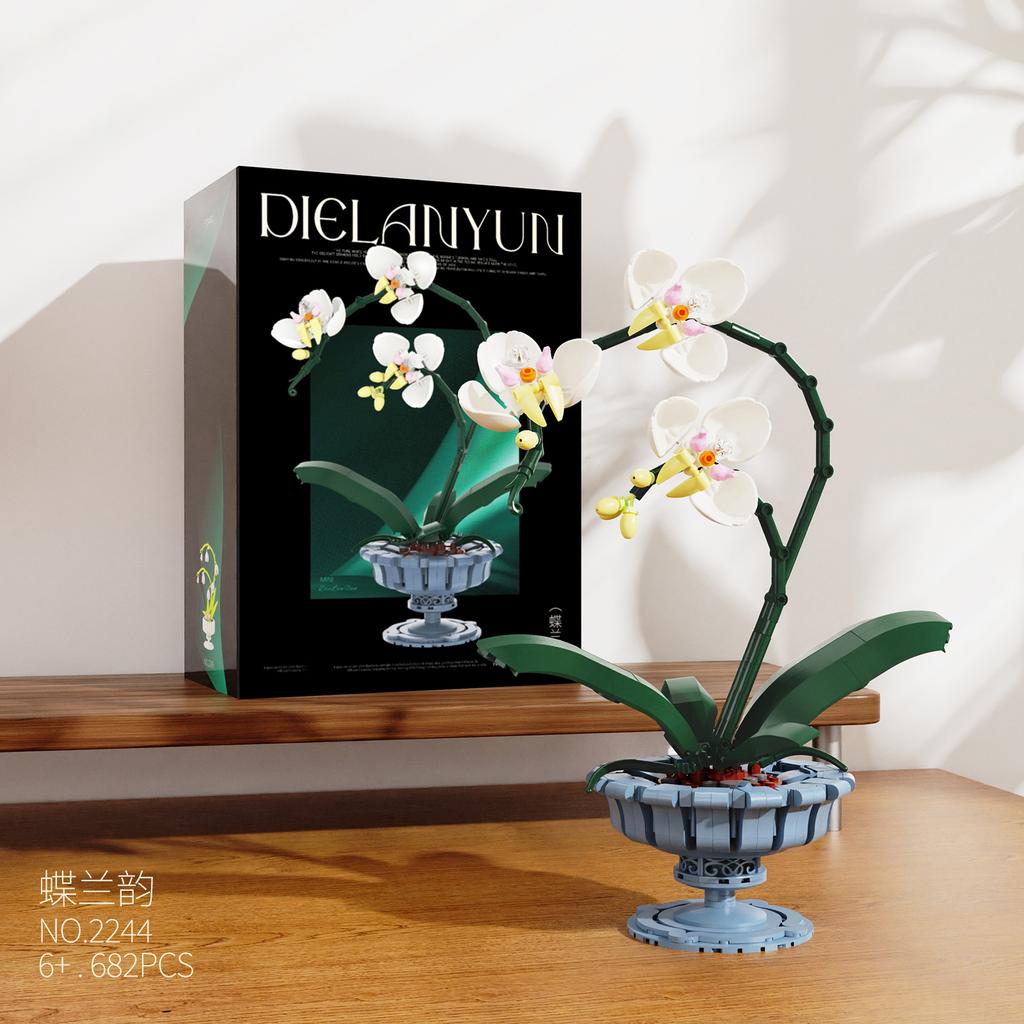 Blumenstrauß Mini Bausteine Konstrukteur Sets Block Modell Puzzle Zusammenbau Steine DIY Heimdekoration Kinderspielzeug Geschenk