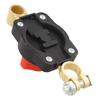 12-48V Heavy-Duty ON/OFF Top Post Marine Battery Disconnect Switch Zinc Alloy