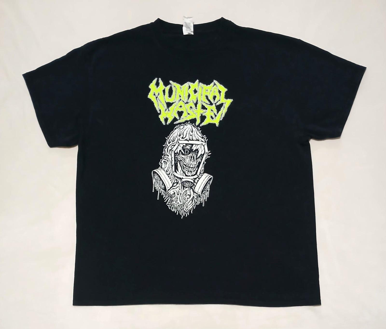 Municipal Waste T-Shirt XL Wrecking Europe 2019 Black Band Hardcore Metal Music S