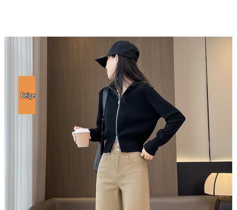 Damskie dżinsy wyszczuplające z wysokim stanem, białe, z prostą nogawką - Jesień 2025