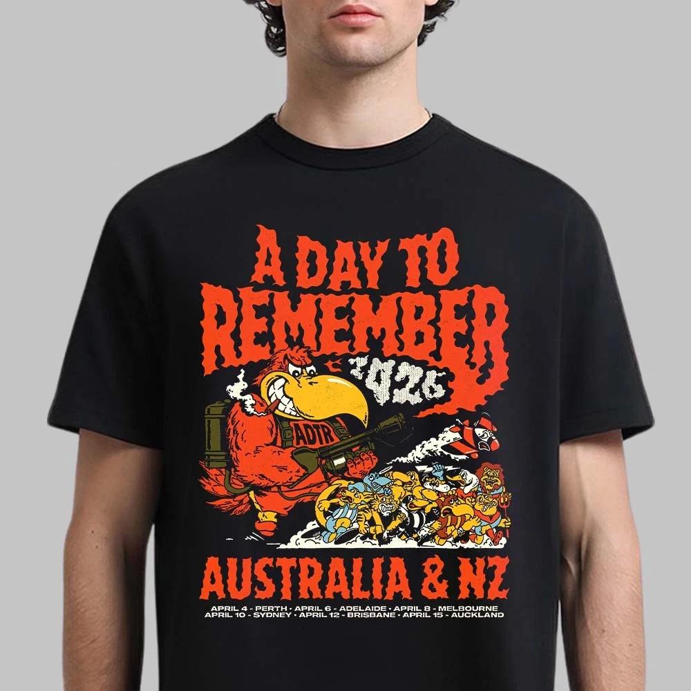 Australia New Zealand Tour 2026 Merch T-Shirt Reprint FOR FAN L