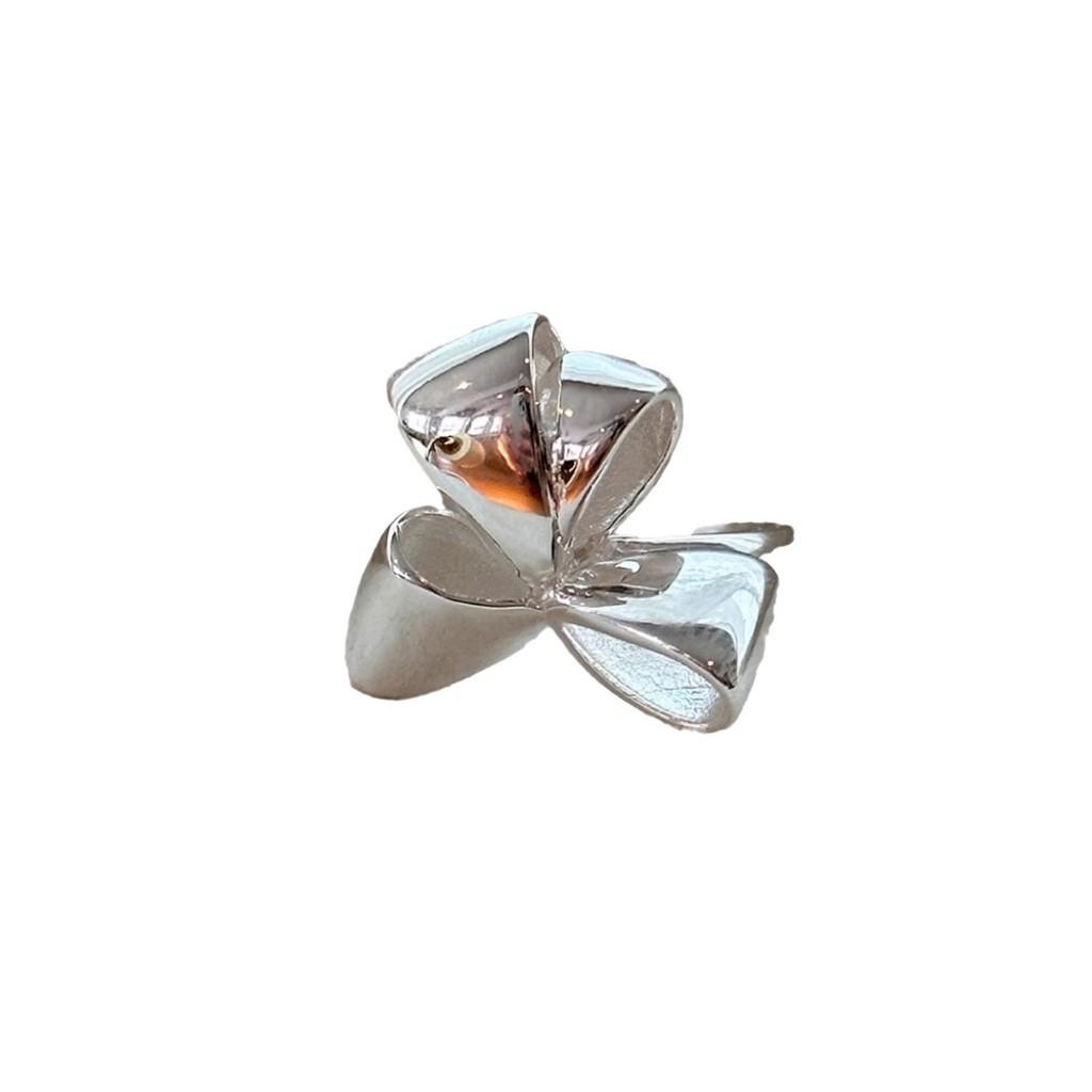 High Quality Fashionable Butterfly Bow Ring For Women Stylish Open Design Copper Accessory