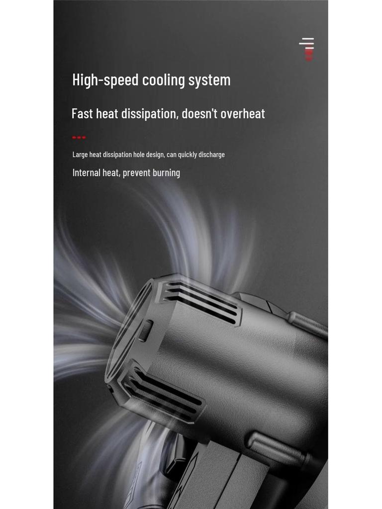 Dual-Purpose High-Volume Lithium Battery Snow and Dust Blower/Vacuum Cleaner