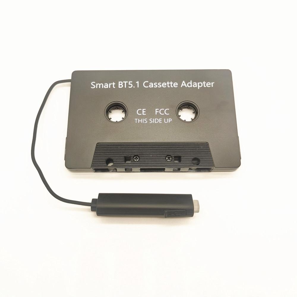 Bluetooth 5.1 Cassette Converter Adaptor Car Tape Stereo Audio Handsfree Adapter