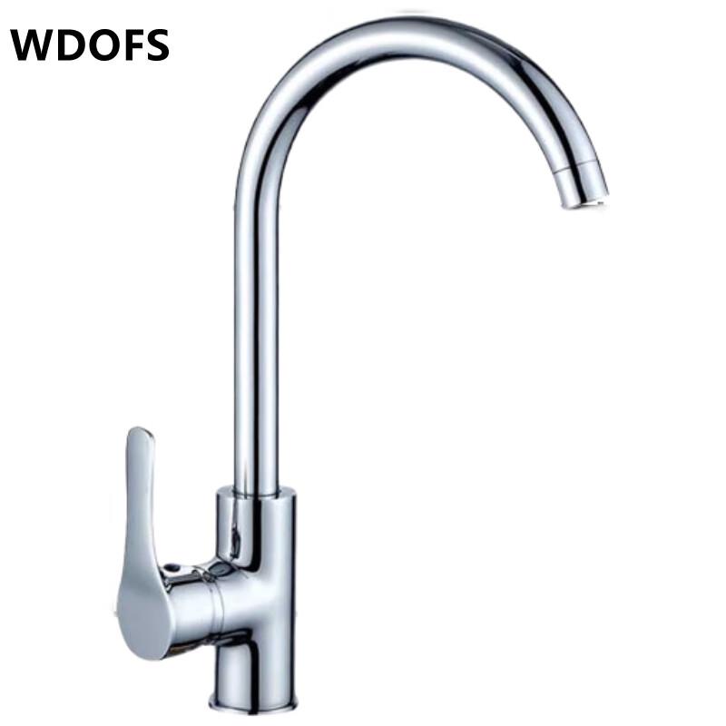 WDOFS 360° Rotating Hot & Cold Kitchen Sink Faucet