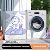 UV Resistant Washing Machine Cover Waterproof Thickened Washer Cover Dustproof Anti-oxidation for Front Opening Washer