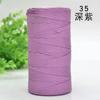 Flat Belt Wool, Light Body Ice Silk Mercerized Cotton Linen, Hand-Woven Crocheted Diy Hook Bag, Hat Seat Cushion, Hollow Thread