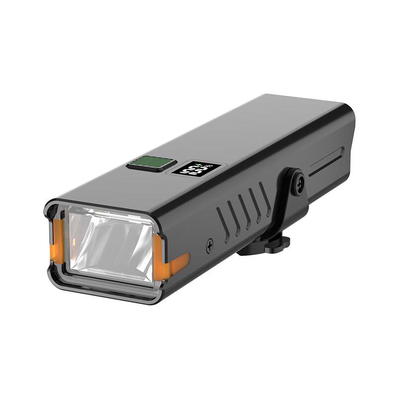 Digital Display Bicycle Front Light with Side Warning
