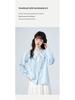 2026 Spring Lace Tie Loose Collar Long Sleeve Women's Shirt