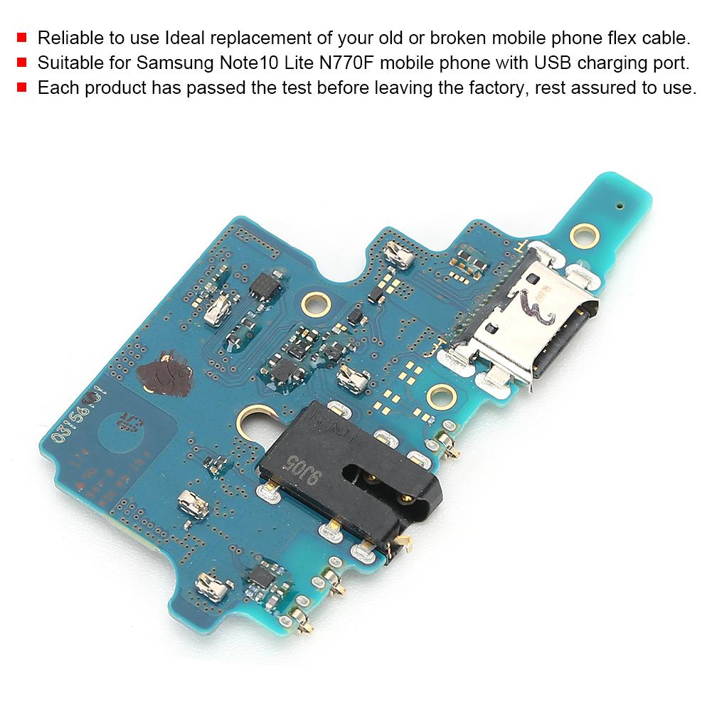 USB Port Flex Cable for Samsung Note10 Lite N770F Mobile Phone Charging Interface