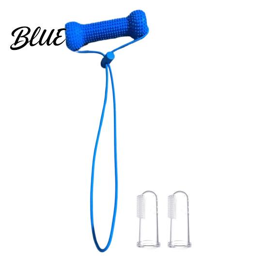 Small Medium And Large Dogs Dog Tooth Brushing Helper, Pet Dental Prop Chewable Toy, Dual-Action Canine Oral Back Molar Cleaning Toy Care Tool