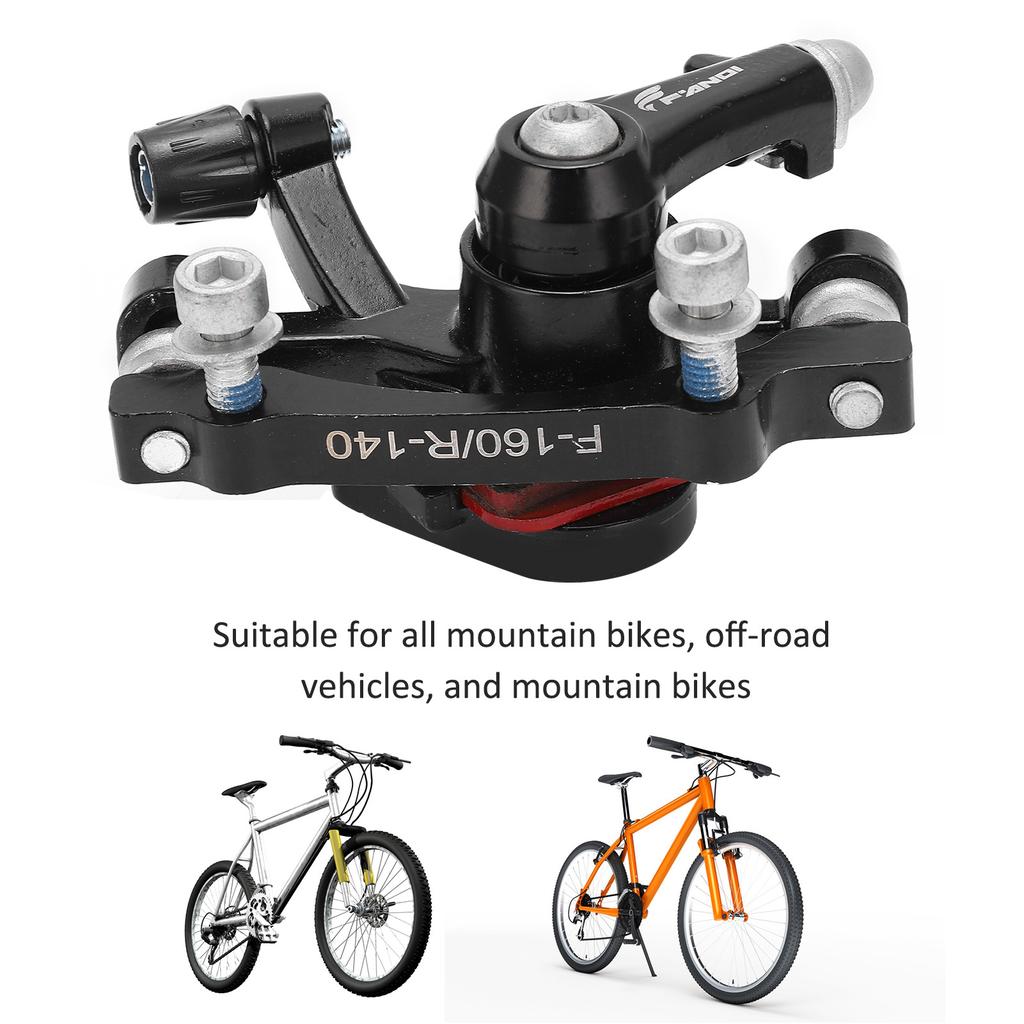 Bicycle Square Front and Rear Disc Brake Calipers Aluminum Alloy Mechanical Bicycle Brake Calipers Brake Components