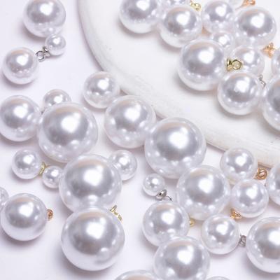 4-16mm 5/10pcs For Jewelry Making DIY Necklace Earrings Imitation Pearl Pendant Materials  Fashion White Pearl Loose Beads Handmade Accessories