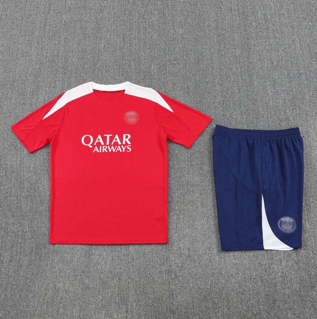 Gran Kit de Fútbol del Paris Club: Conjunto de Entrenamiento de Fútbol para Adultos y Niños con Camiseta y Pantalones Cortos