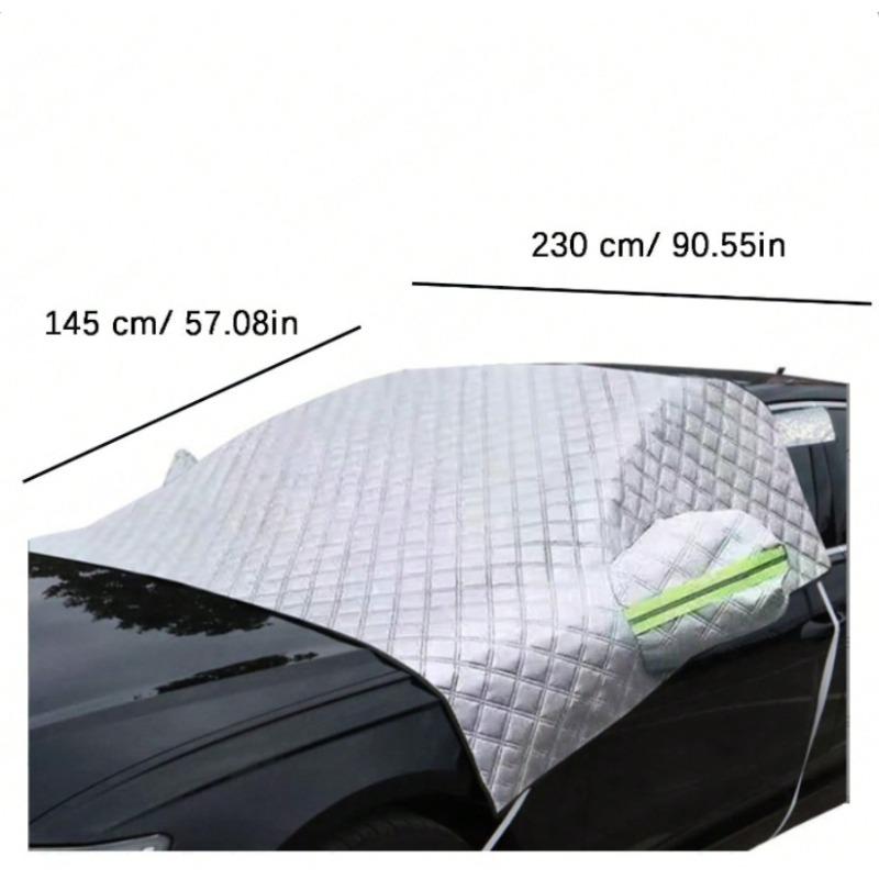 Auto Winter Windschutzscheiben Schneeabdeckung, Auto Sonnenschutz Frostschutz, Sonnenschutz und Eisblocker Frontscheibenabdeckung