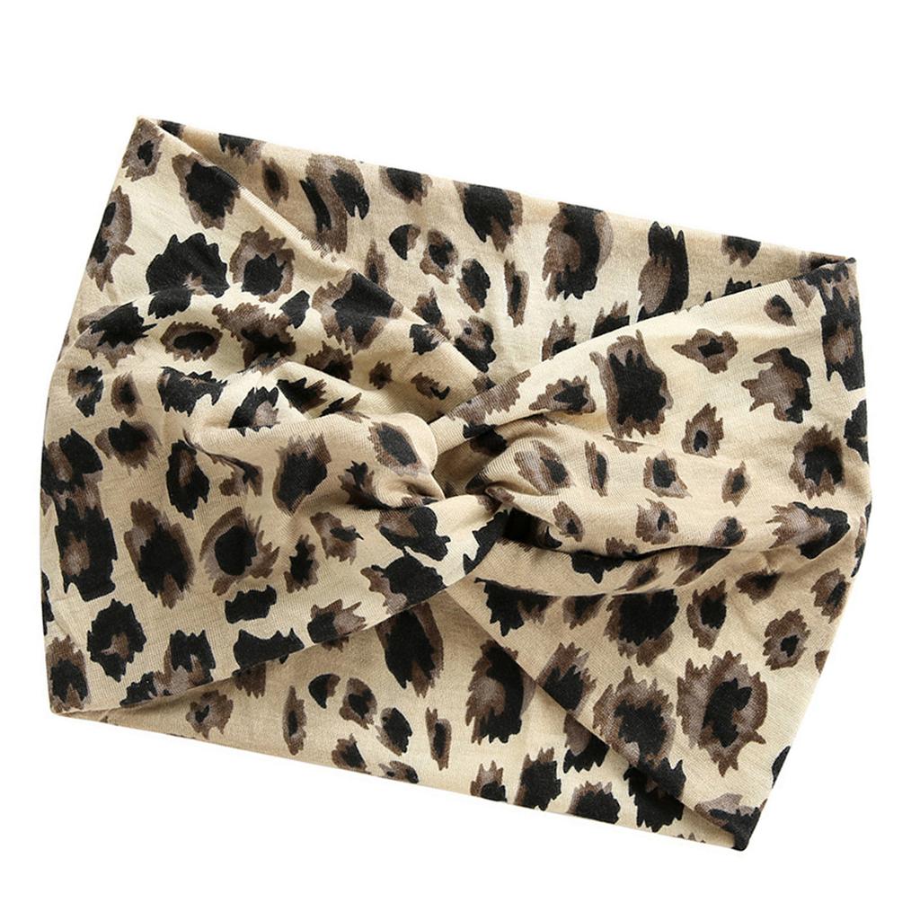 Elastic Leopard Print Scarf Everyday Fashion Headscarf Elegant Headbands Fashion Hair Accessories