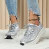 Women Plus Size 38-45 Chunky Sneakers Breathable Comfortable Elevator Designer Solid Color Trainers Walking Running Tennis Shoe