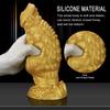 Muscle God Silicone Anal Plug - Wearable Butt Plug for Women, SM Training & Anal Stretching, Unique Irregular Design Adult Toy