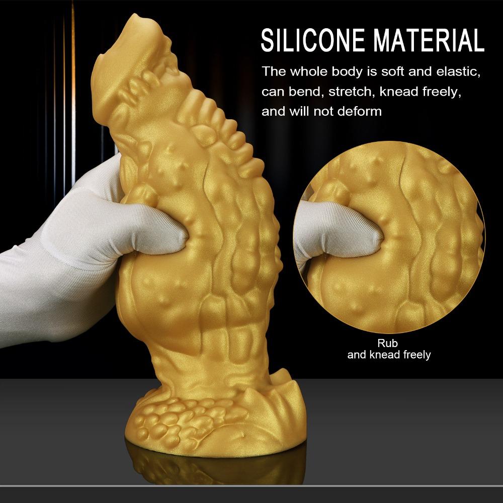 Muscle God Silicone Anal Plug - Wearable Butt Plug for Women, SM Training & Anal Stretching, Unique Irregular Design Adult Toy