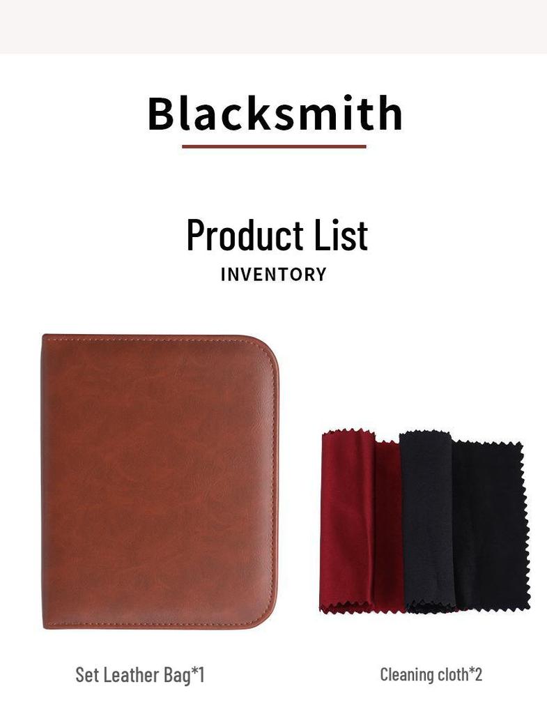 11-Piece Horsehair Shoe Polish and Leather Care Kit