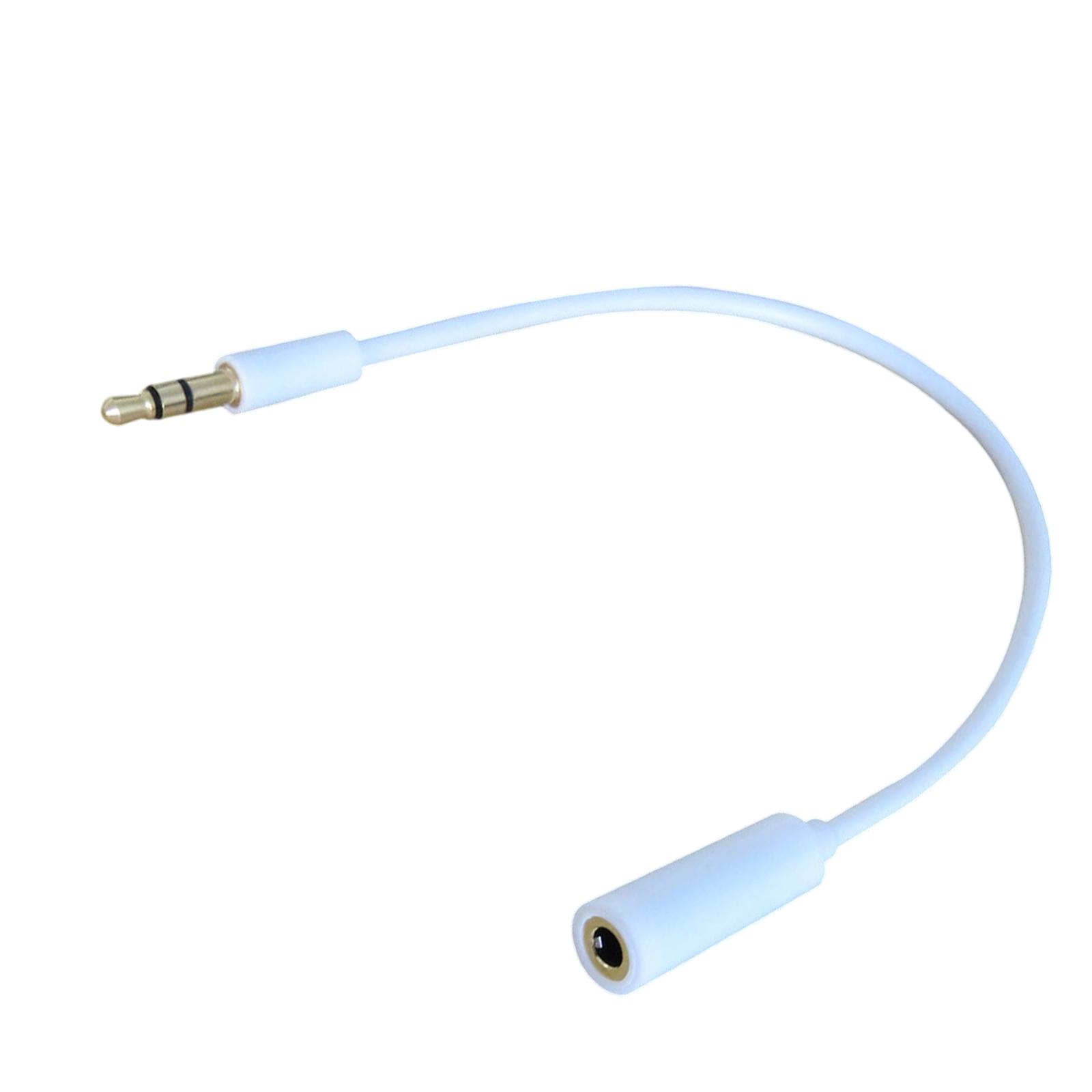 

.5mm Extension Cable 20cm Design Headphones And PCs білий