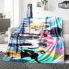 1Pc Colorful Youthful Vibes Blanket Soft Throw Blanket For Home Bedroom Bed Sofa Travel Office Solid Christmas Blanket