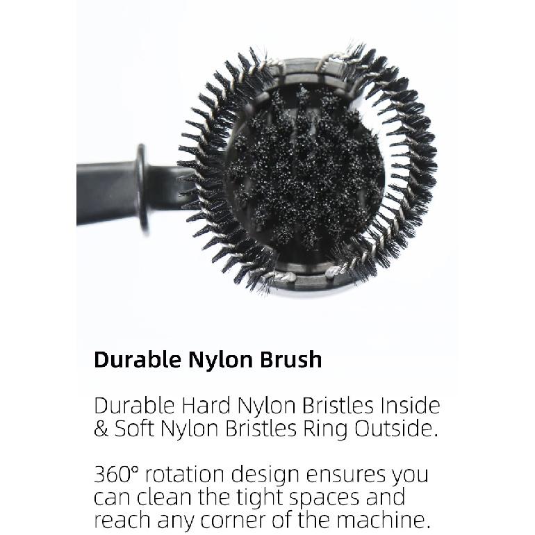 Coffee Machine Brush Cleaner Removable Coffee Maker Espresso Group Head Cleaning Round Brushes Cleaning Tool