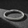 2026 Ethnic Style Back Pattern Glossy Handmade Bracelet Masculinity Retro Punk Style Woven Thick Bracelet