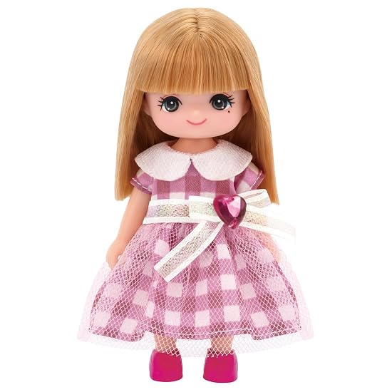 Takara Tomy Licca-chan Doll LD-22 Twin Sister Smiling Maki-chan Dress-up Pretend Play Toy Ages 3 and