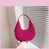 Fashionable Single Shoulder Bag For Women In Eye-catching Colors With Convenient Phone Pocket And Trendy Stitching Design