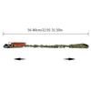 Quick Release Retractable Safety Sling Lanyard Adjustable Safety Rope Sling Nylon Belt Tactically Protective Sling