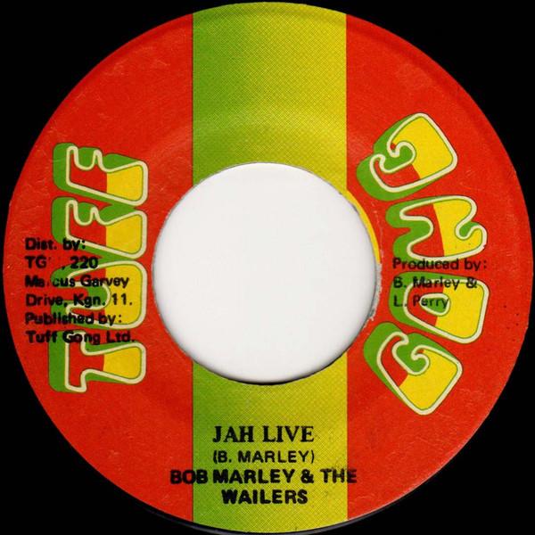 

7inch Record BOB MARLEY THE WAILERS Jah Live NONE Tuff Gong Jamaica Reggae Ska Dub Used