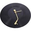 Unique Turntable Vinyl Player Clock Artistic Round Wall Hanging Clock for Living Room Bedroom Home Office Decor Sturdy Plastic